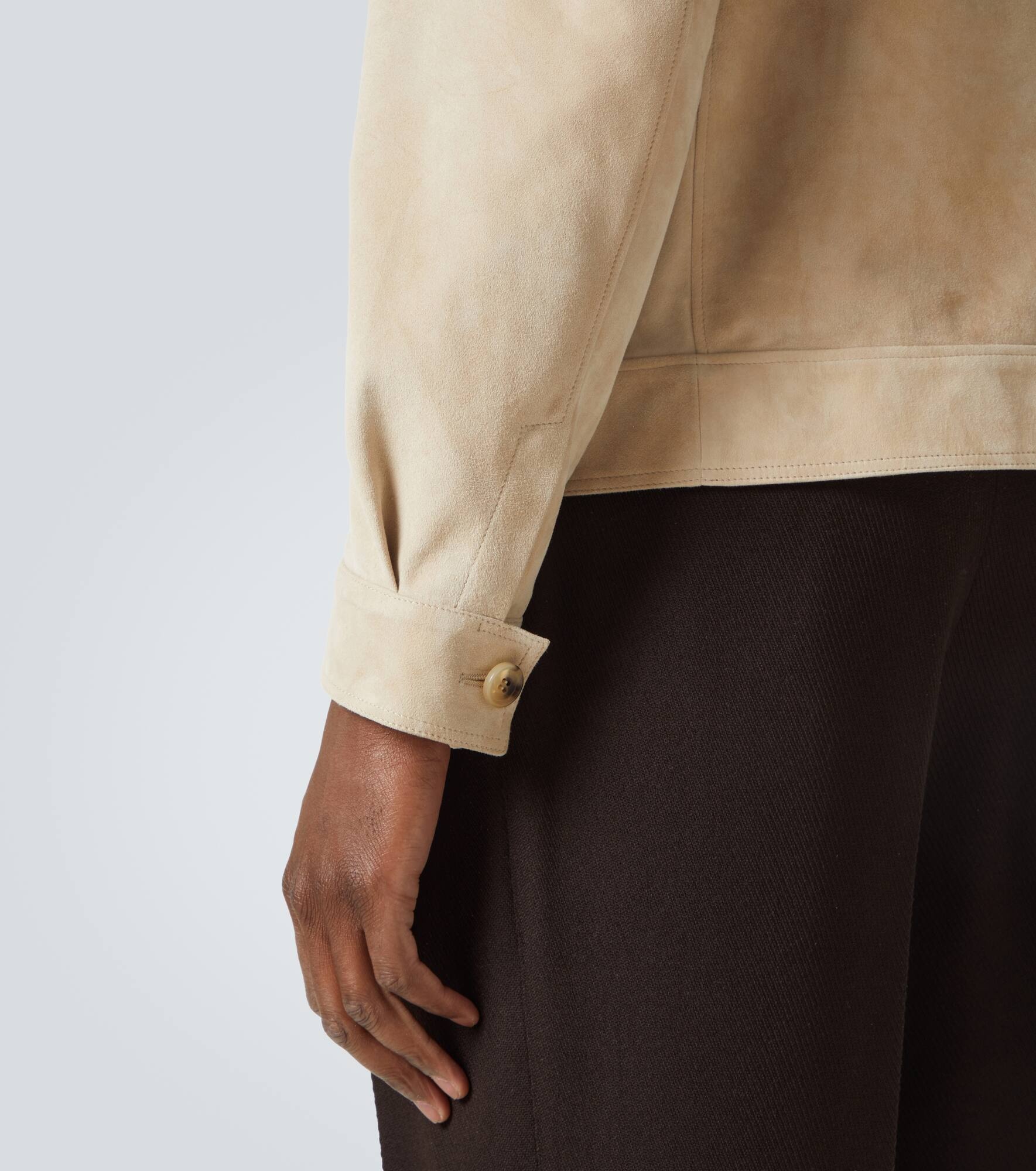 Suede bomber jacket - 6