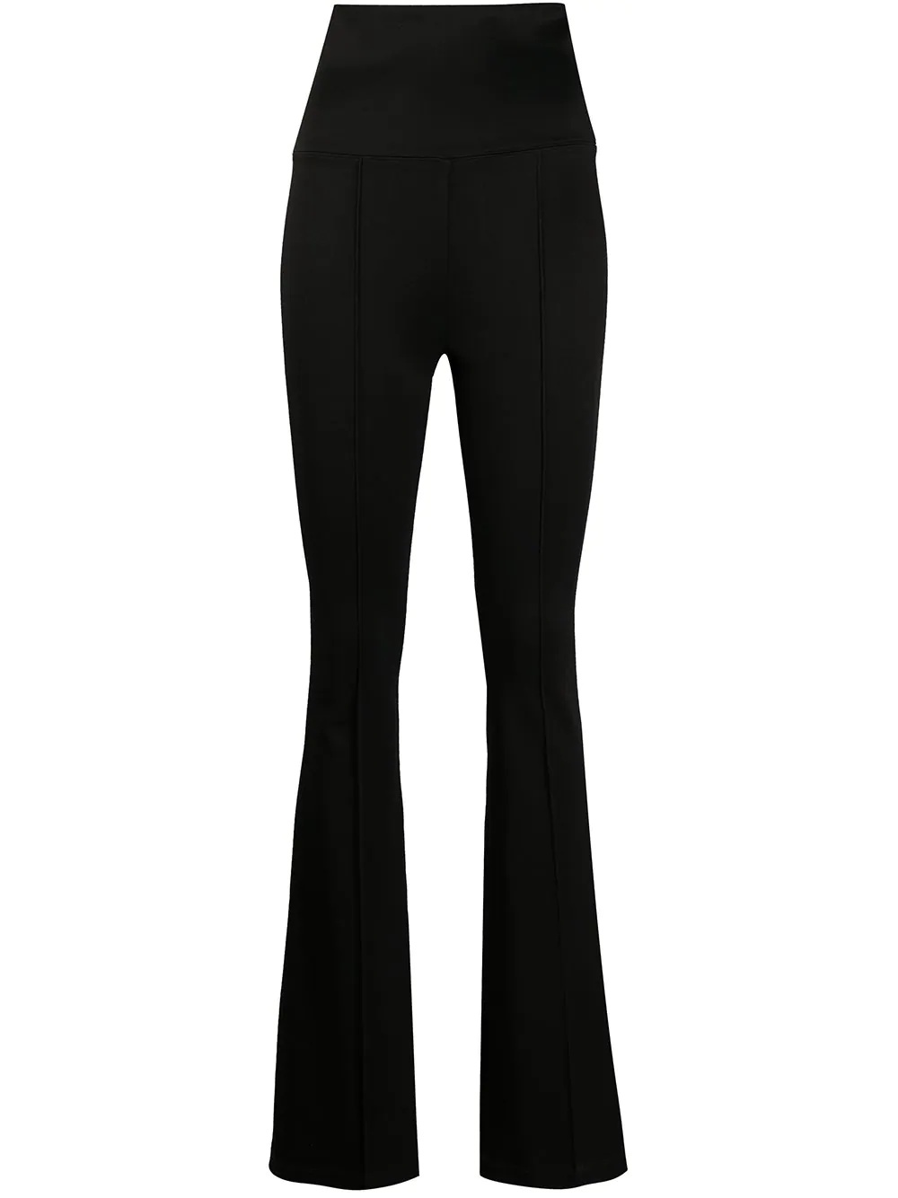 high-waist flared trousers - 1