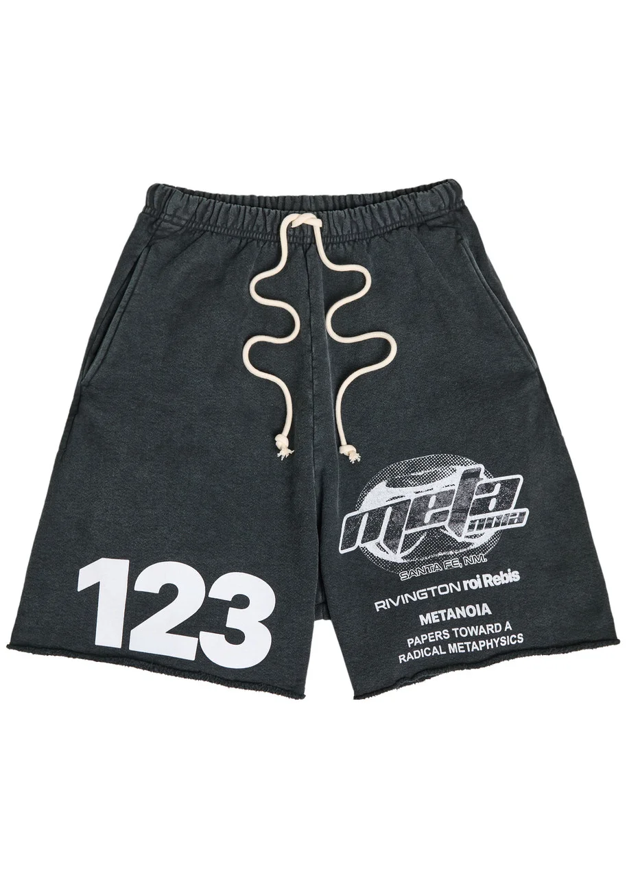 Rivington Roi Rebis Radical Printed Cotton Shorts - 1