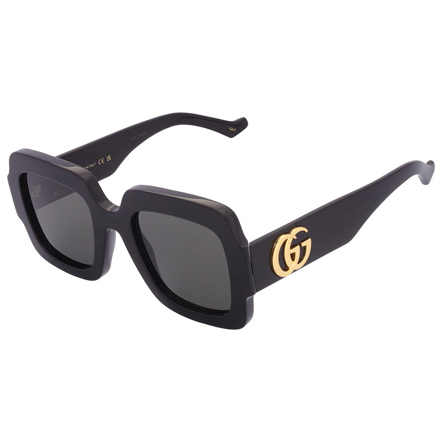 Gucci Grey Square Ladies Sunglasses GG1547S 001 50 - 4