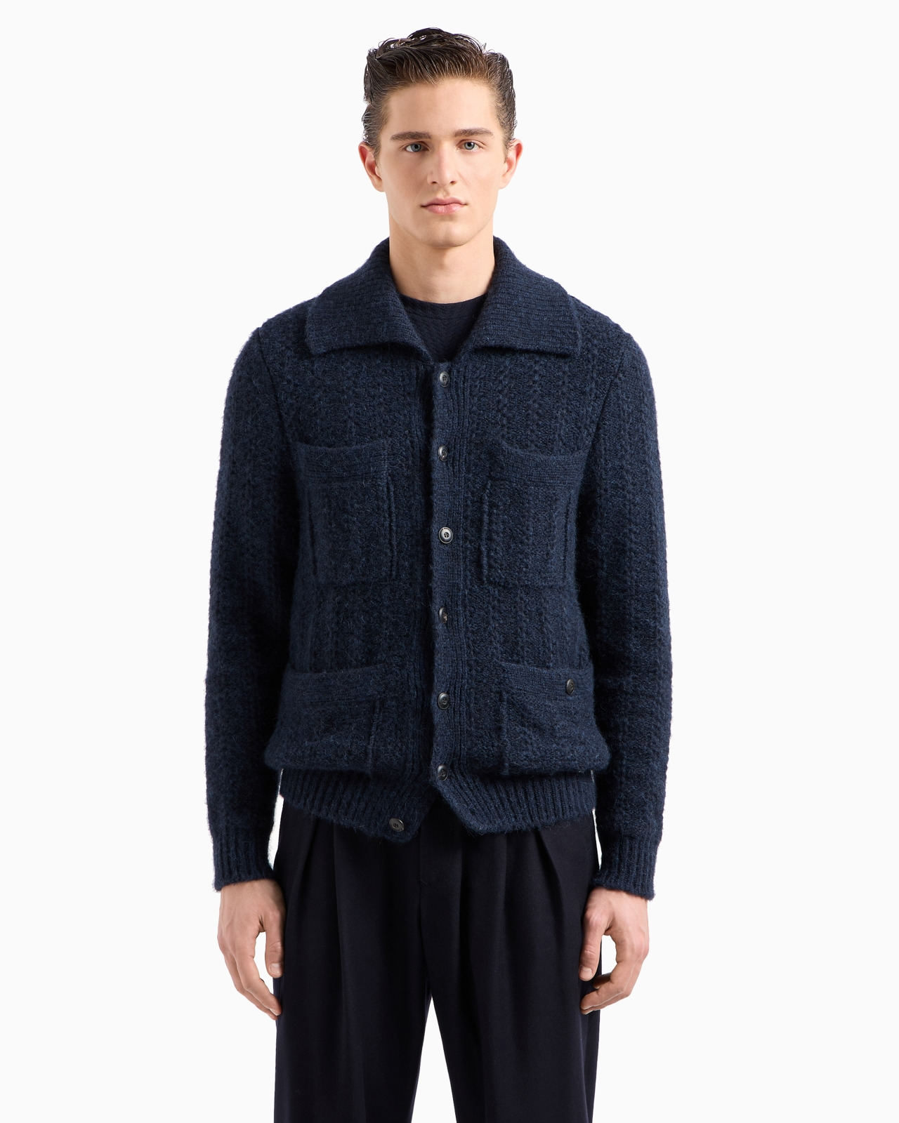 Alpaca and cotton cardigan - 2