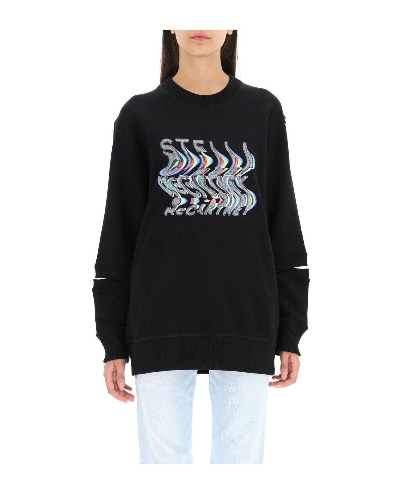 Logo Detailed Oversized Sweatshirt - 2