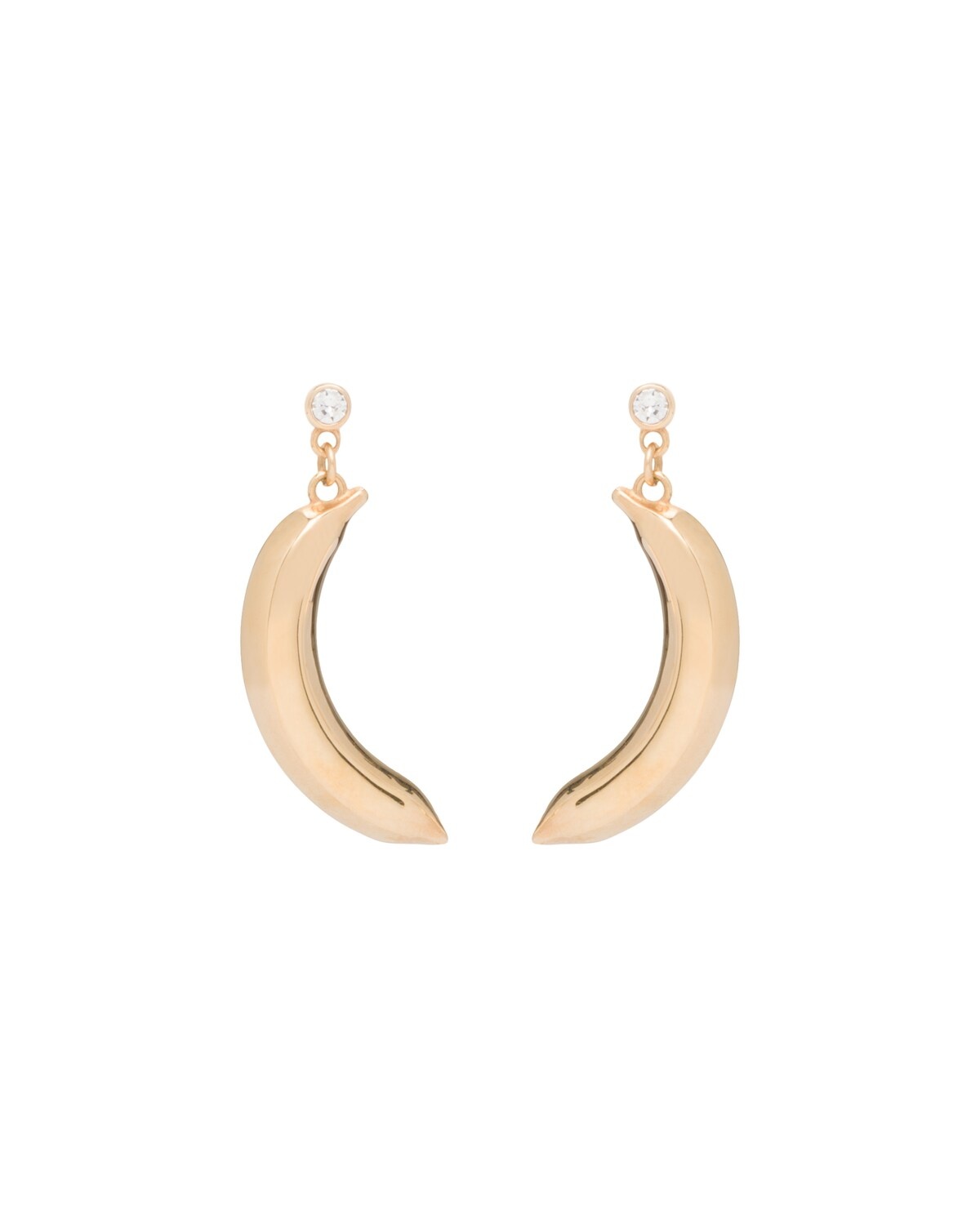 Prada Fine Jewellery gold and diamond earrings - 1