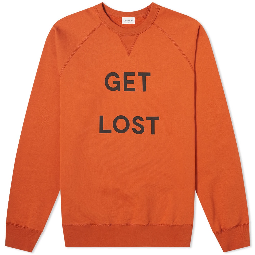 Wood Wood Get Lost Crew Sweat - 1