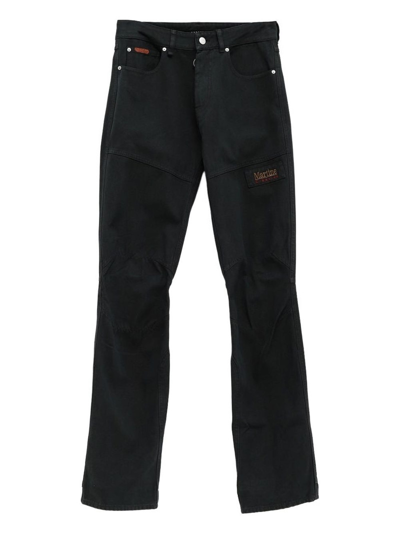 logo-appliqué jeans 1