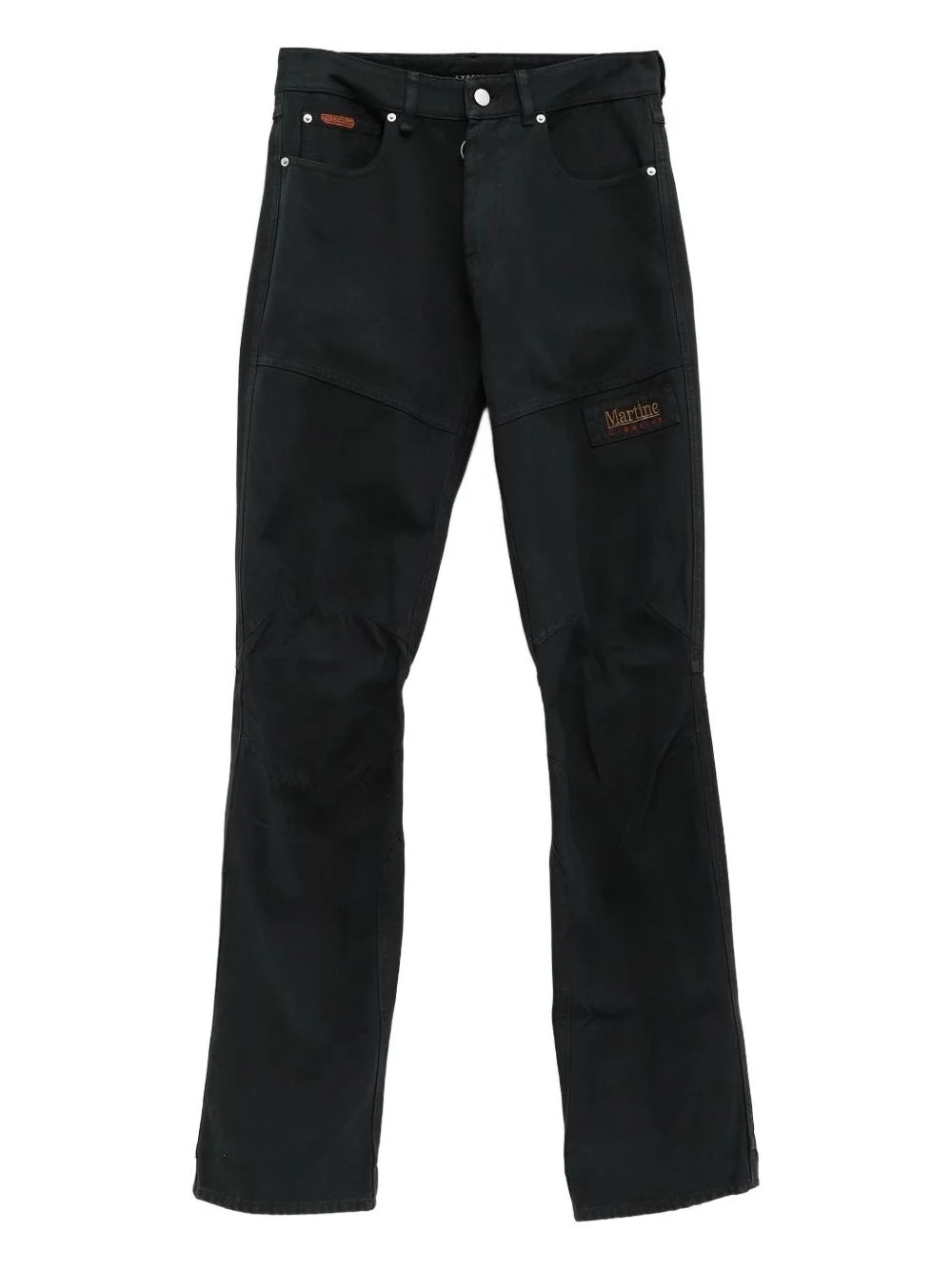 logo-appliqué jeans - 1