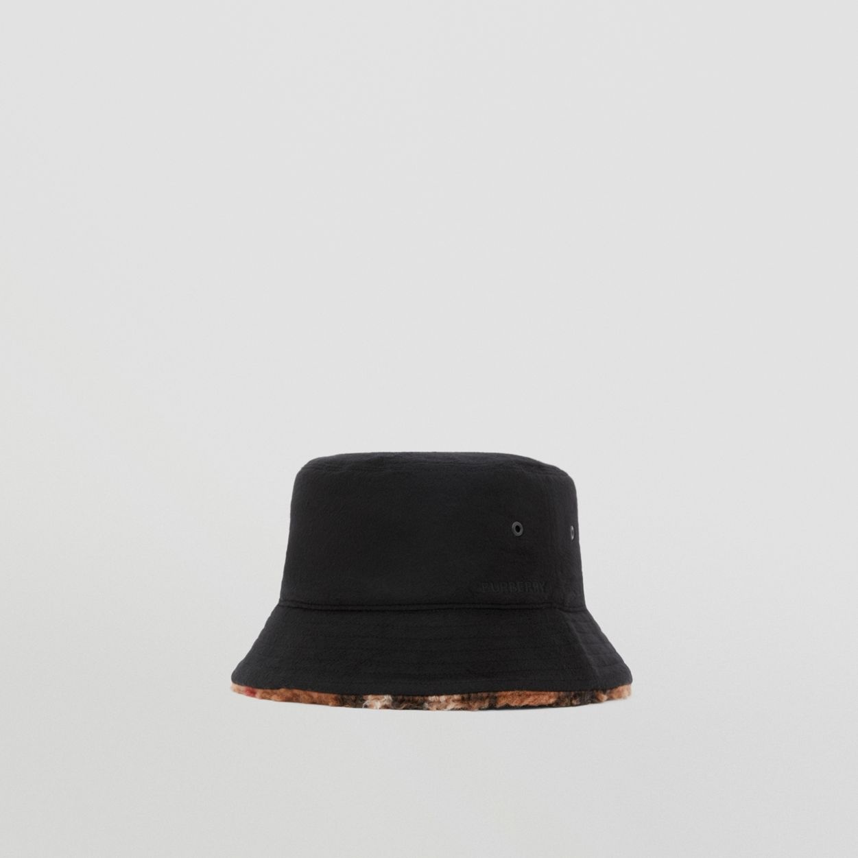 Reversible Check Fleece Bucket Hat - 2