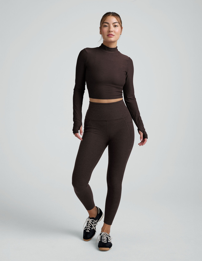 BEYOND YOGA Featherweight Moving On Cropped Pullover outlook