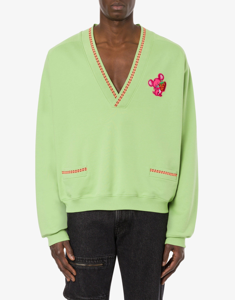 Moschino ILLUSTRATED ANIMALS ORGANIC COTTON SWEATSHIRT outlook