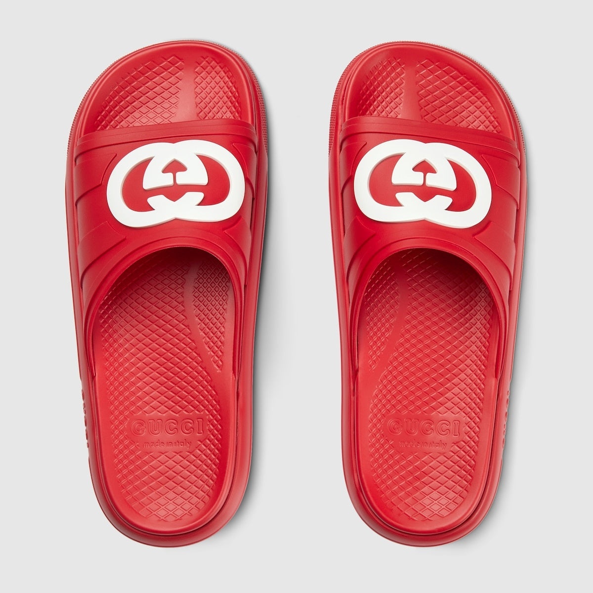 Gucci Interlocking G Slide Sandals - 3