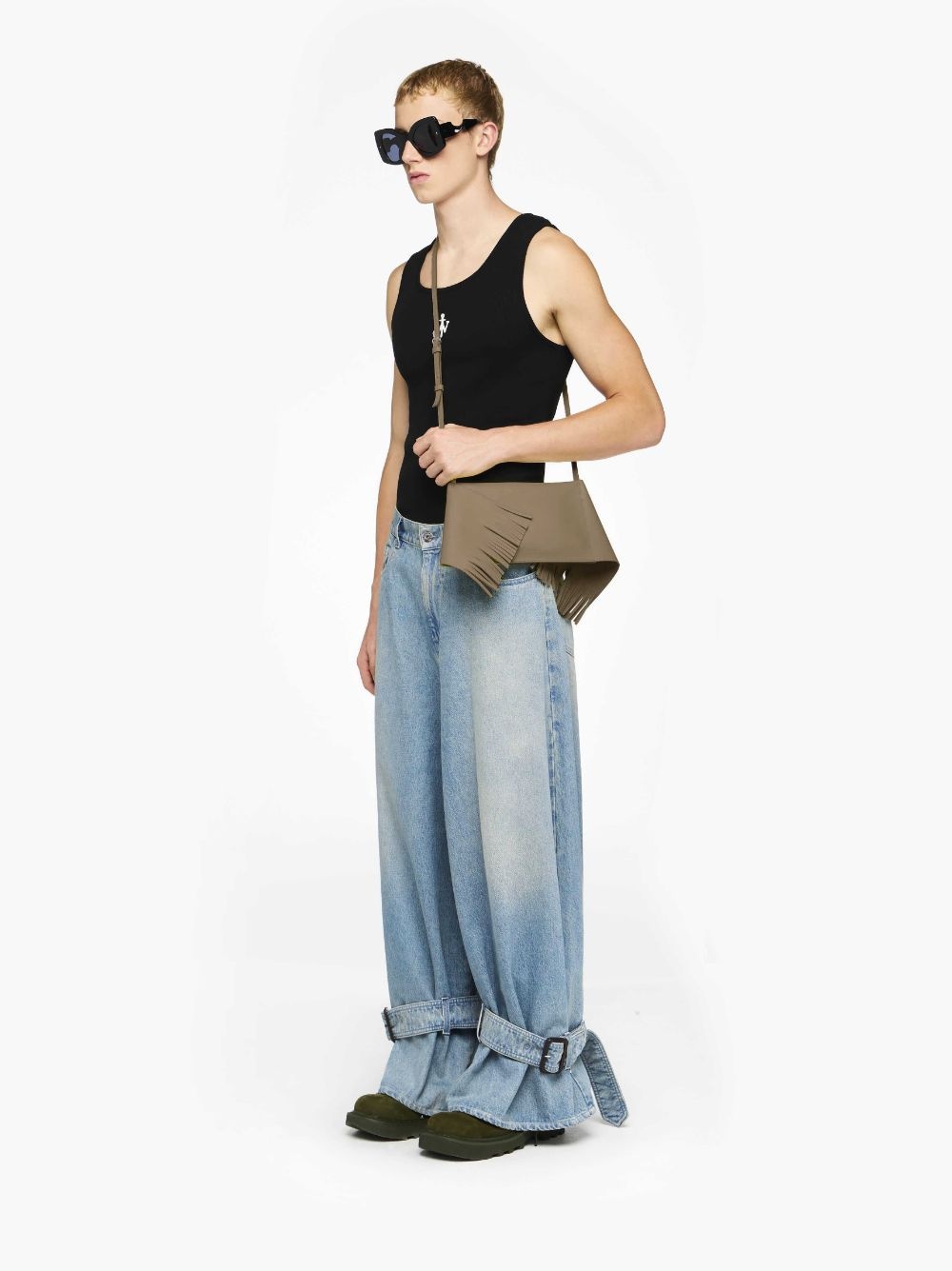 MINI SCARF BAG - SUEDE SHOULDER BAG - 5