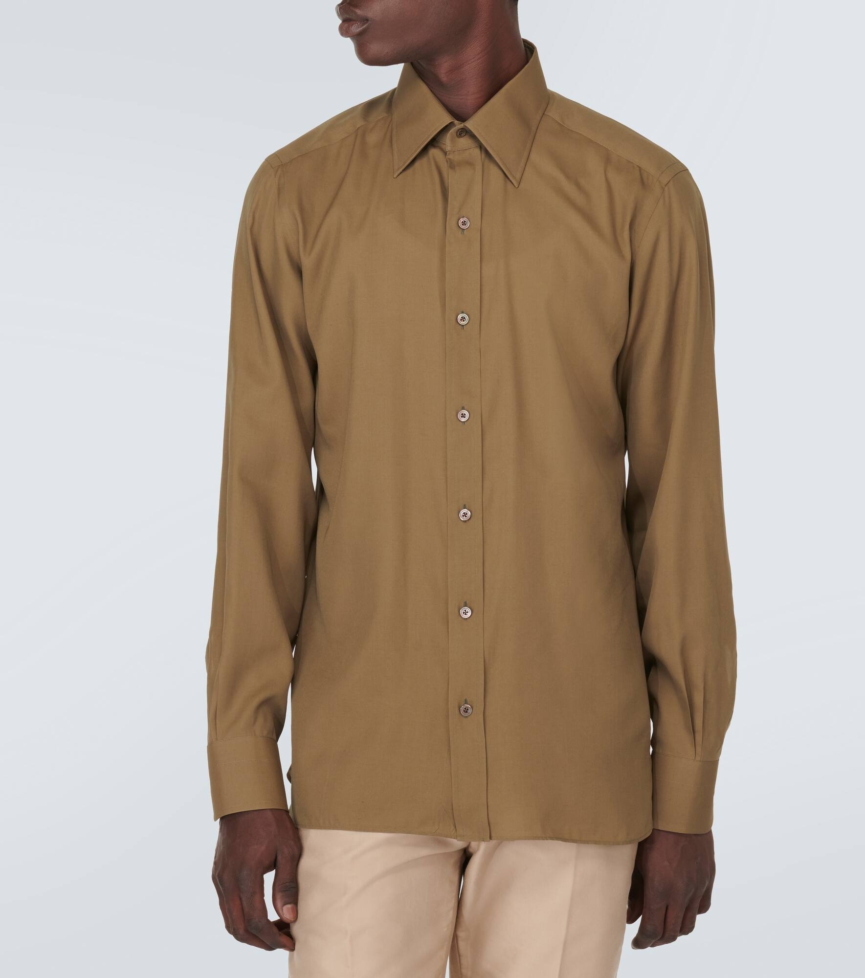 Silk poplin shirt - 3