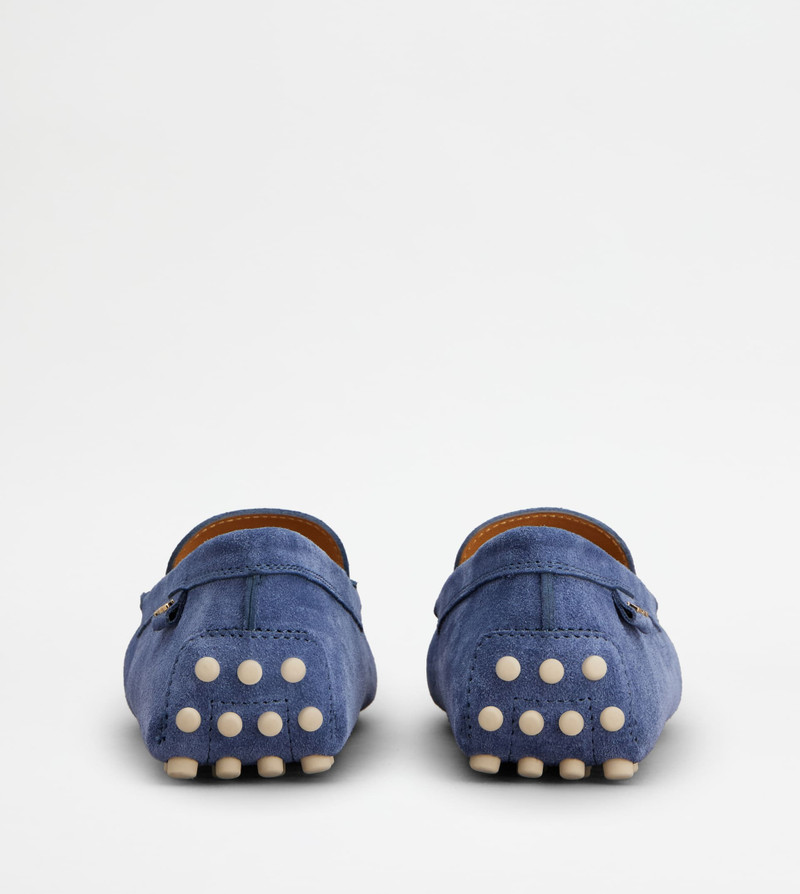 Tod's GOMMINO LOAFERS IN SUEDE - BLUE outlook