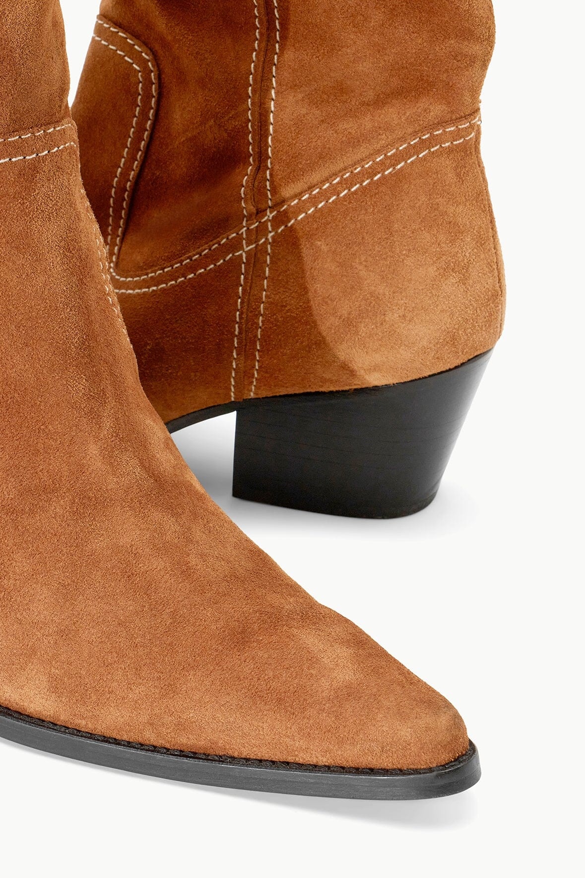 STAUD JUNE BOOT TAN SUEDE - 8