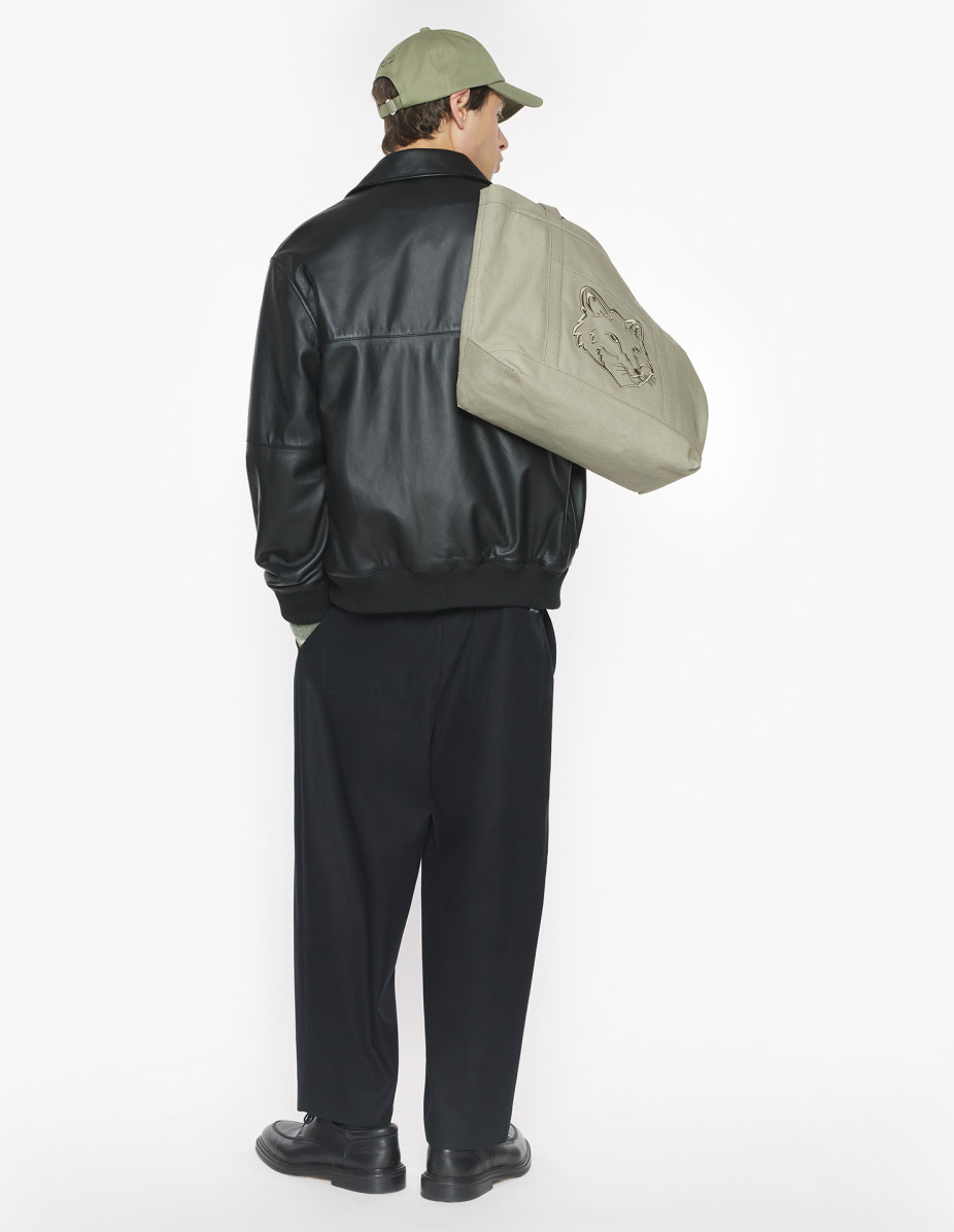 LEATHER BLOUSON - 5