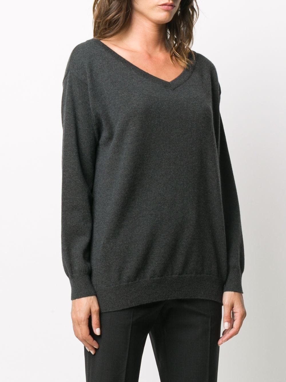 cashmere relaxed jumper - 3