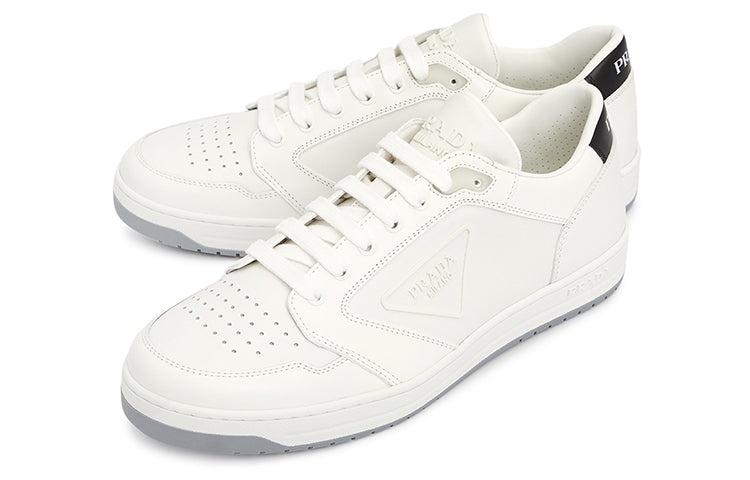 (WMNS) PRADA District Leather Sneakers 'White' 1E790M_3LJ6_F097W_F_030 - 2