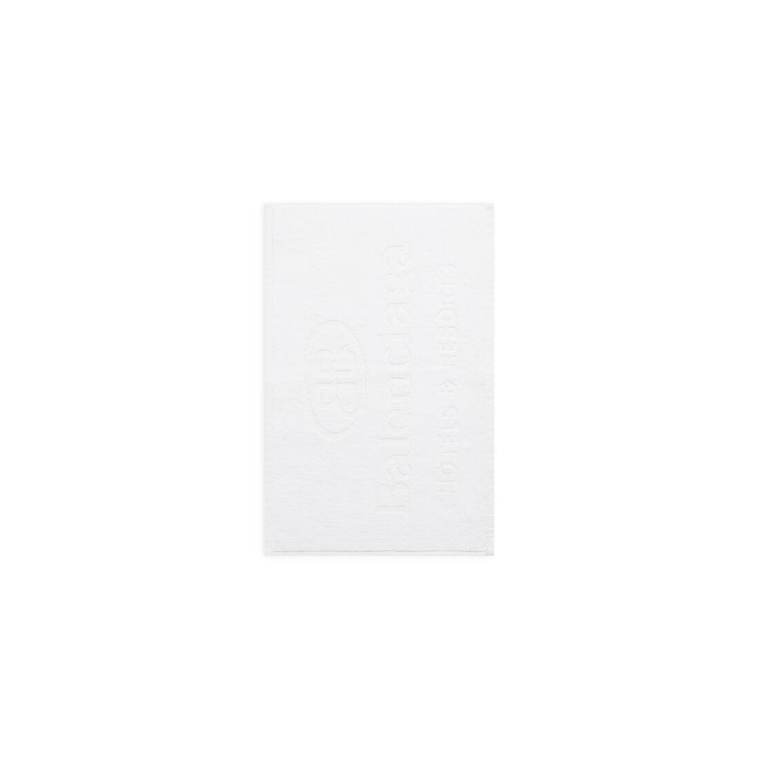 Face Towel in White - 1