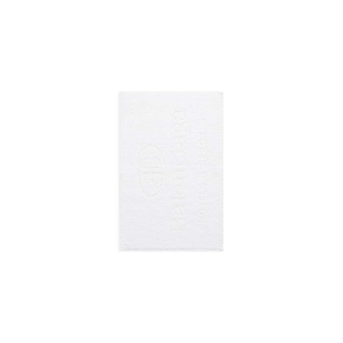 Face Towel in White - 1