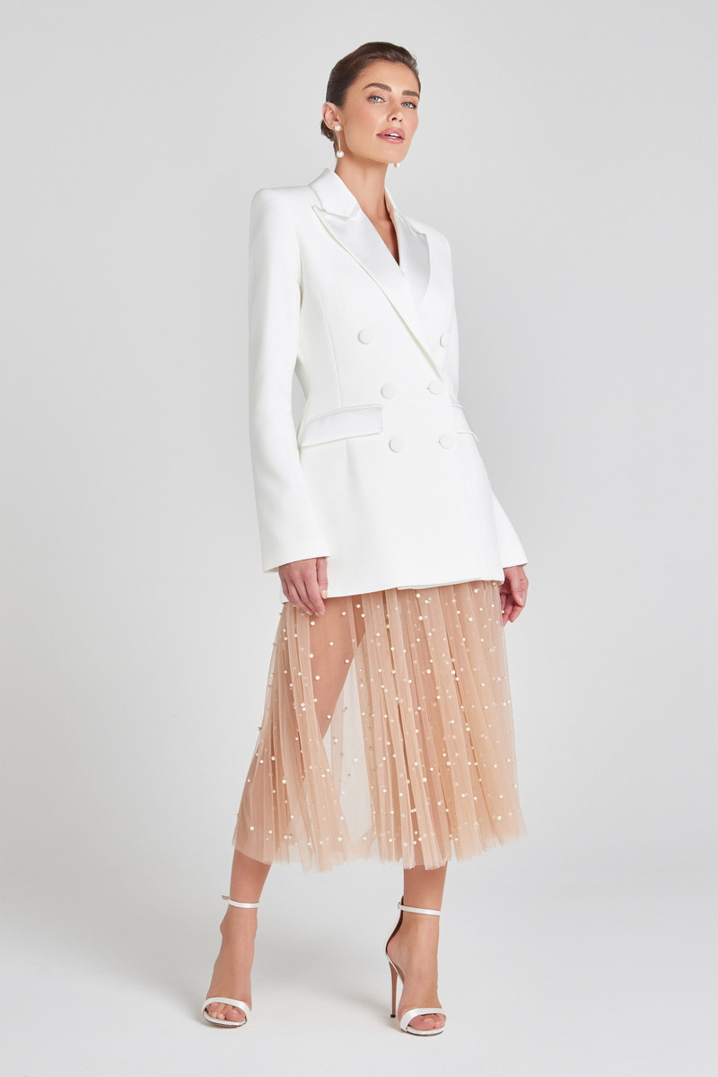 Monica White Blazer Dress 7