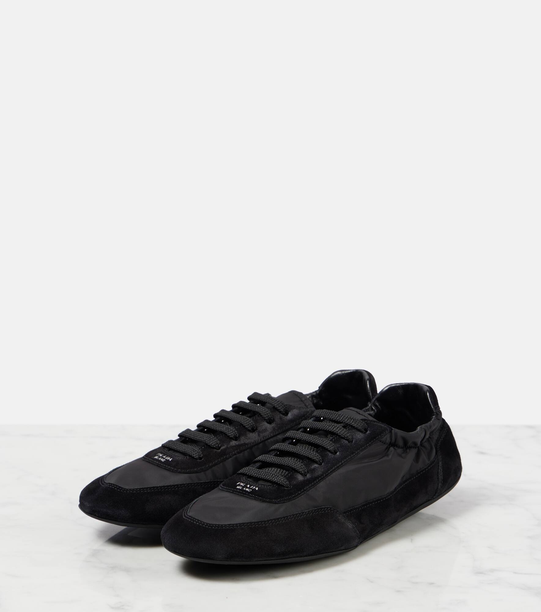 Collapse Re-Nylon suede-trimmed sneakers - 4