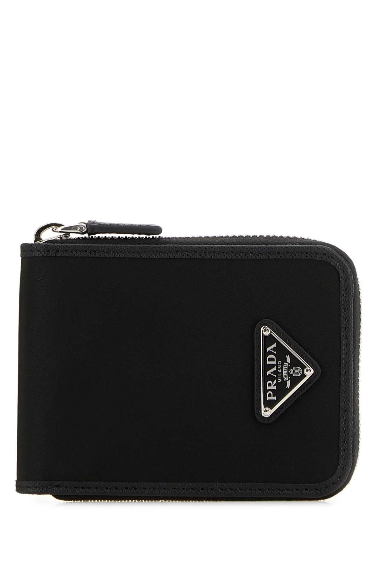 Black Fabric Wallet Nero Portafogli - 1