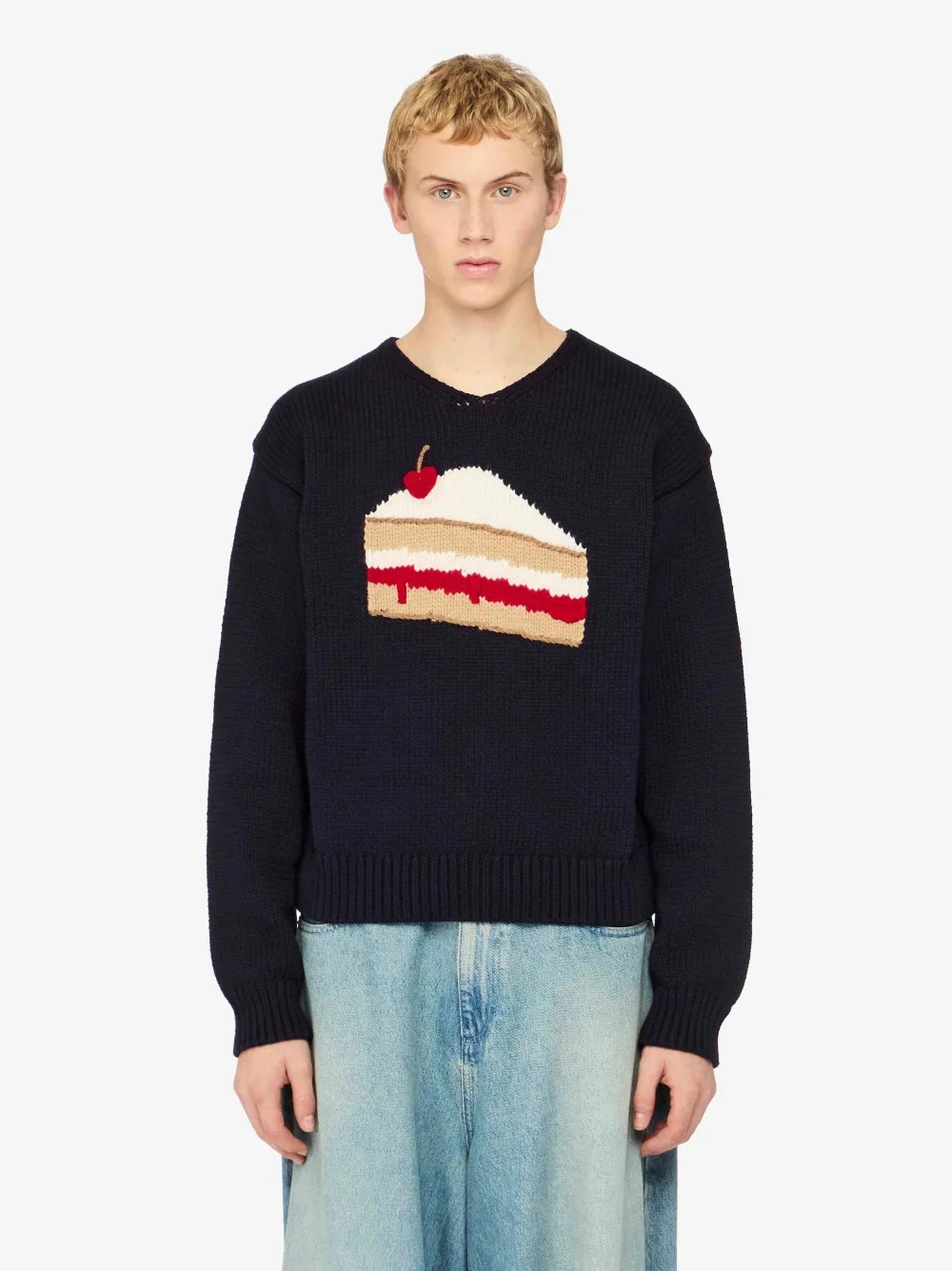 CAKE' INTARSIA SWEATER - 2