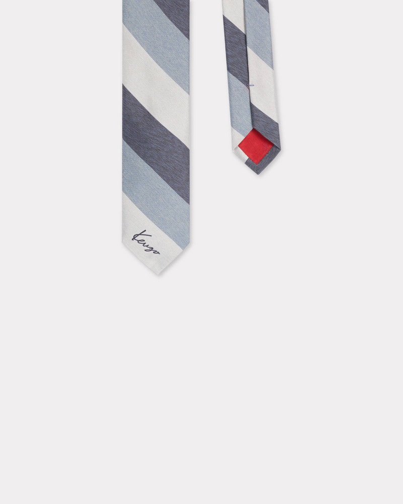 KENZO 'KENZO Stamp' silk tie outlook