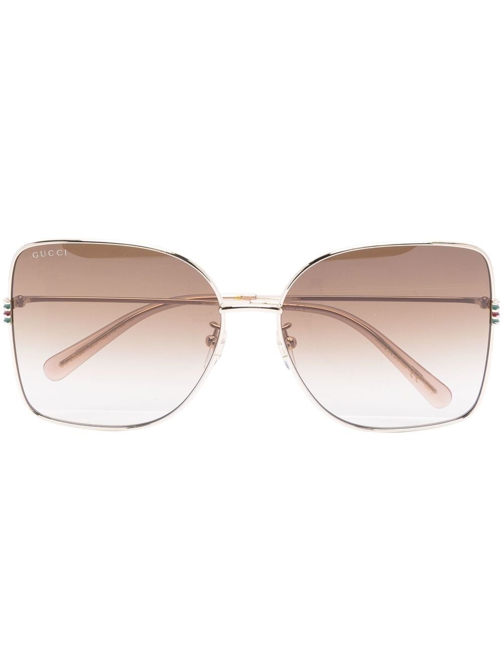 oversized square-frame sunglasses - 1