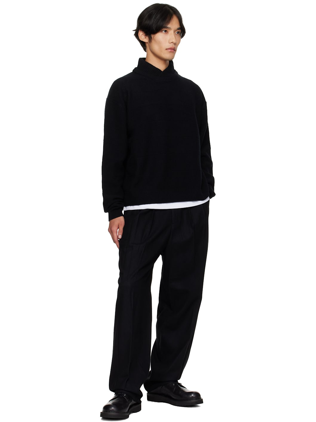 Black Crewneck Sweater - 4