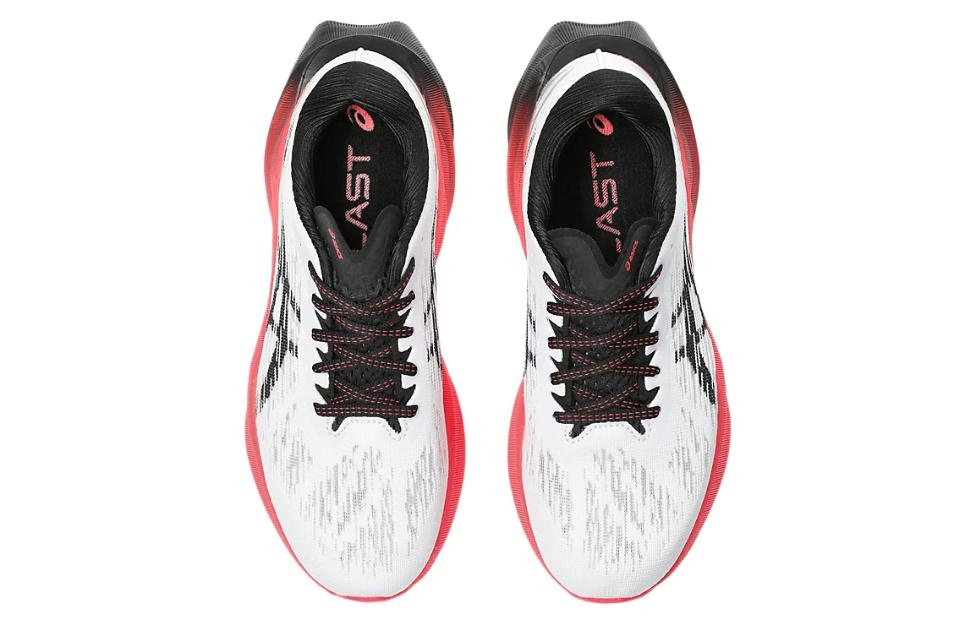 (WMNS) ASICS Novablast 3 'White Black Electric Red' 1012B288-104 - 5