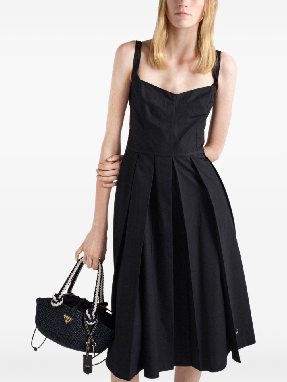cotton midi dress - 4