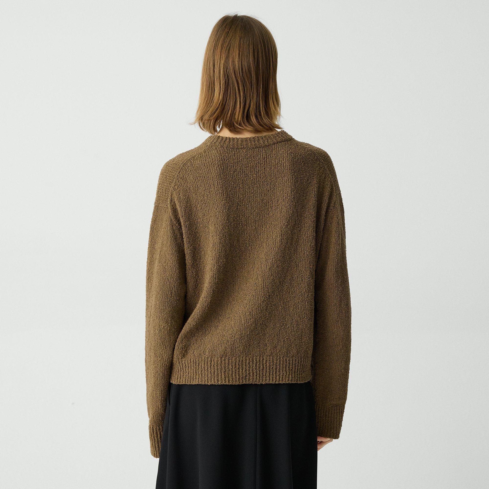 Bouclé Sweatshirt in Cotton-Blend - 4