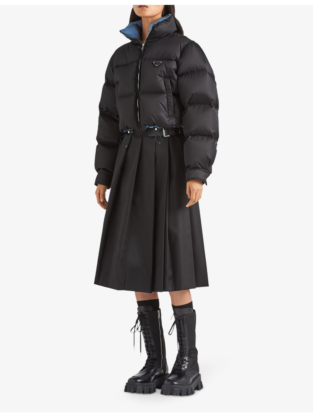 Re-Nylon cropped recycled shell-down jacket - 2