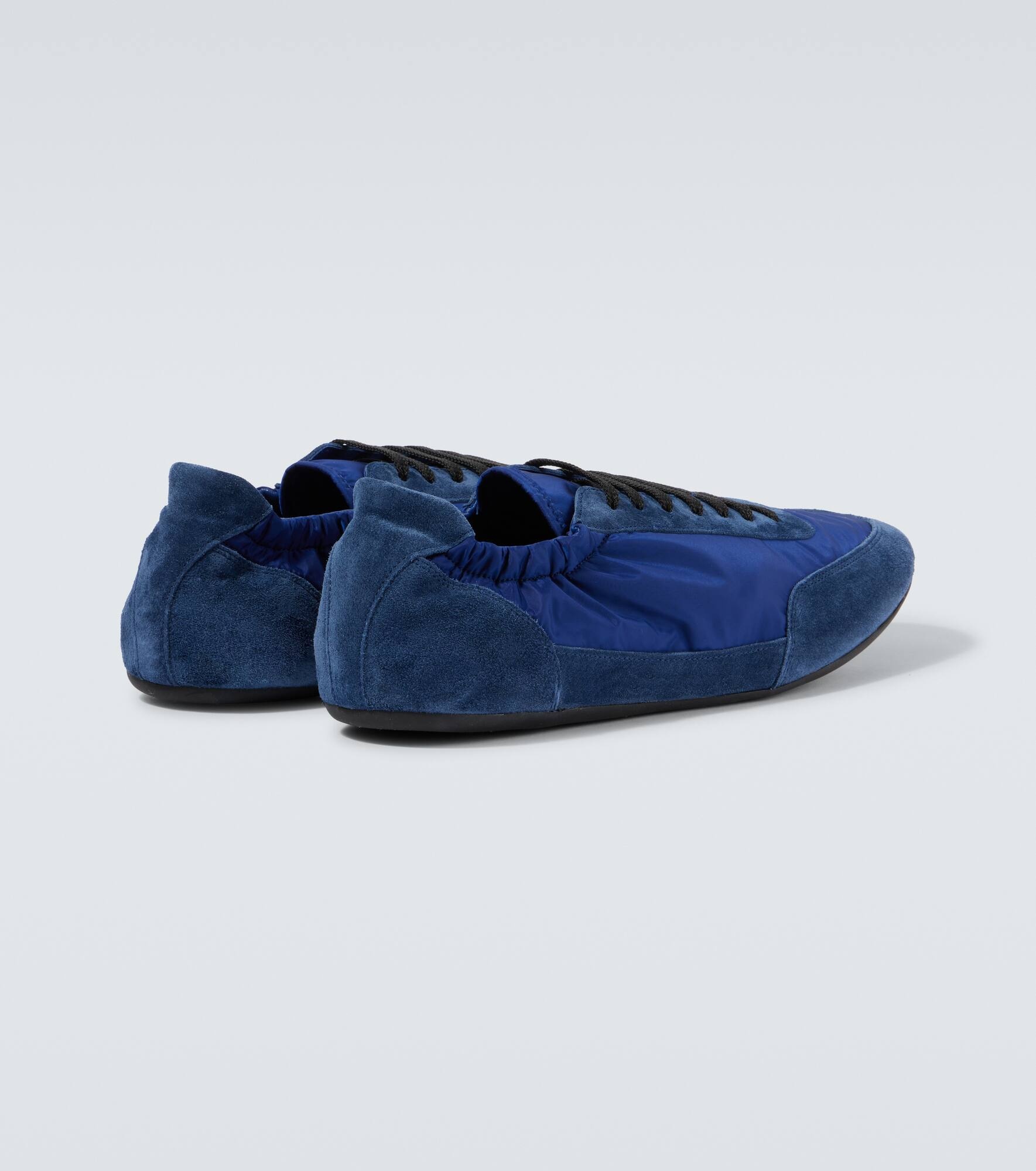 Collapse Re-Nylon suede-trimmed sneakers - 6