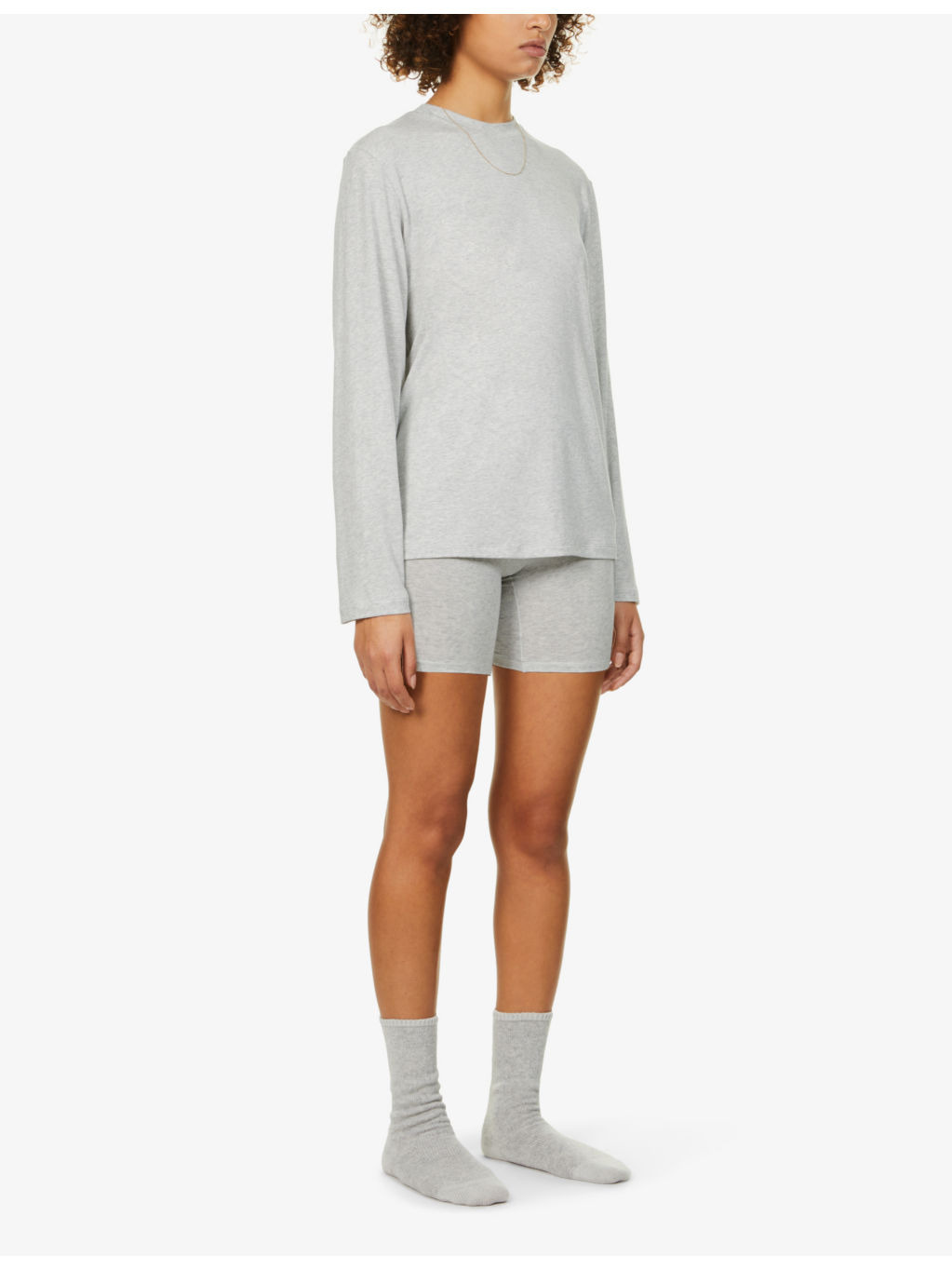 Boyfriend oversized stretch-jersey T-shirt - 2