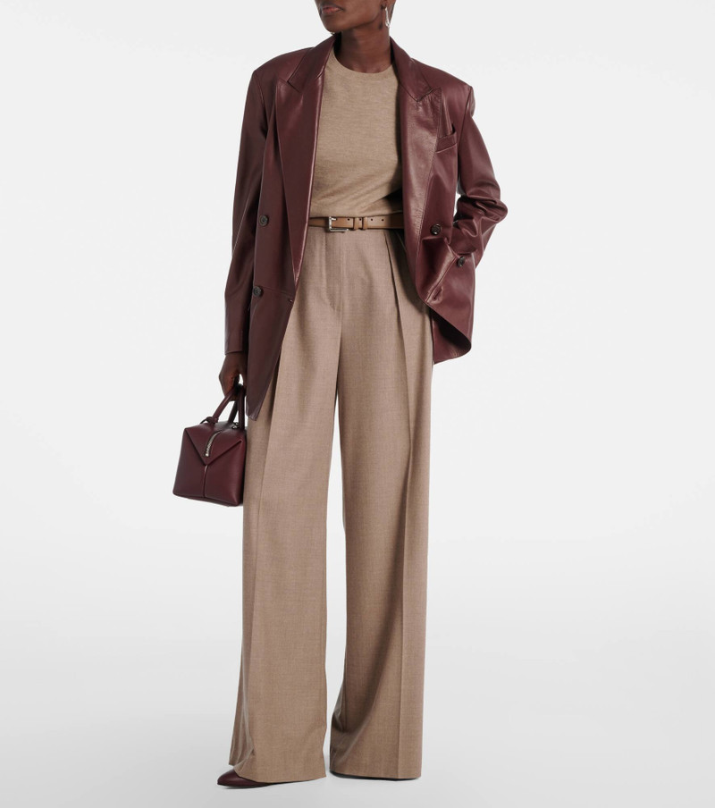 Max Mara Duse leather jacket outlook
