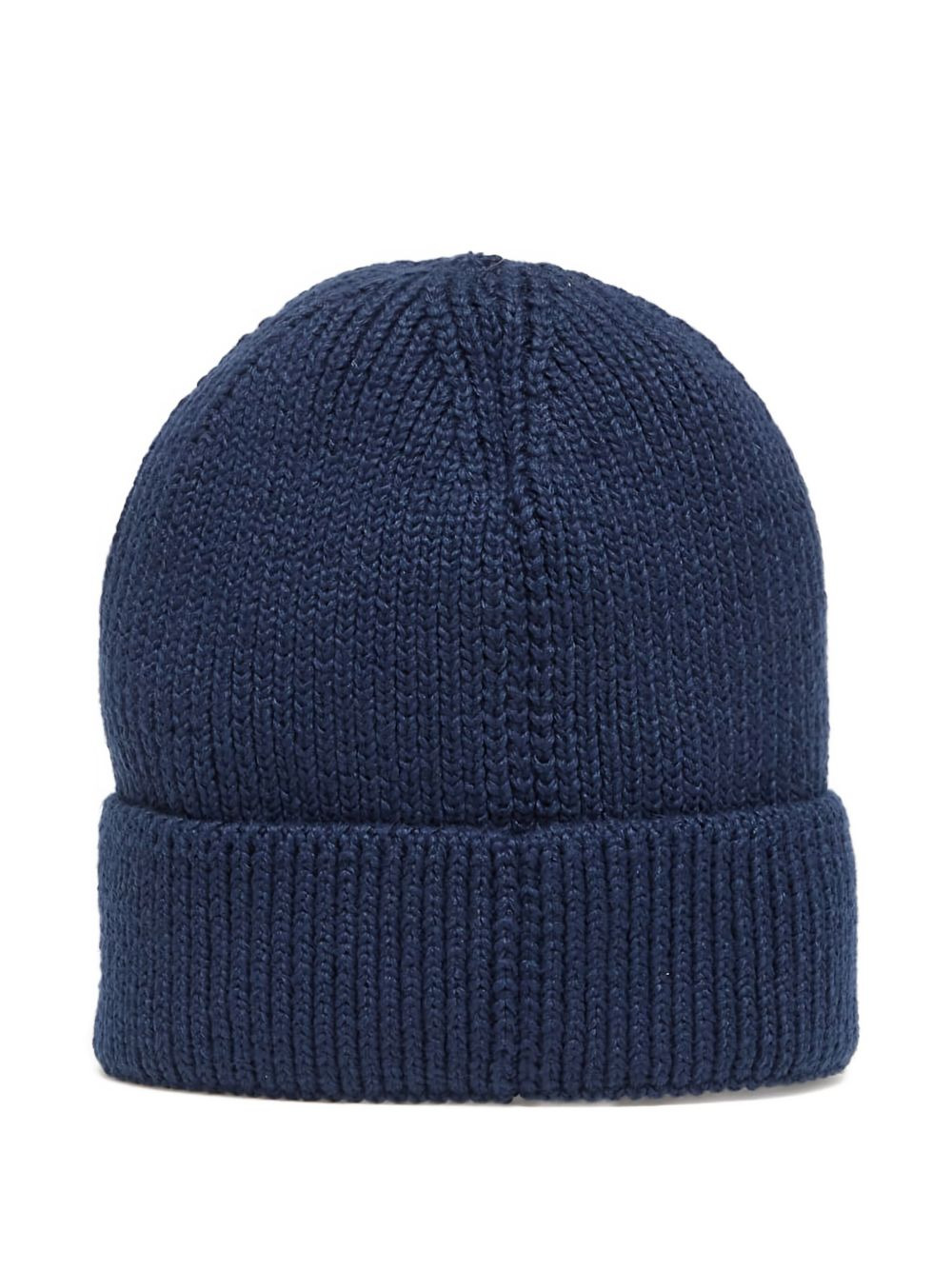 logo-patch cuffed beanie - 2