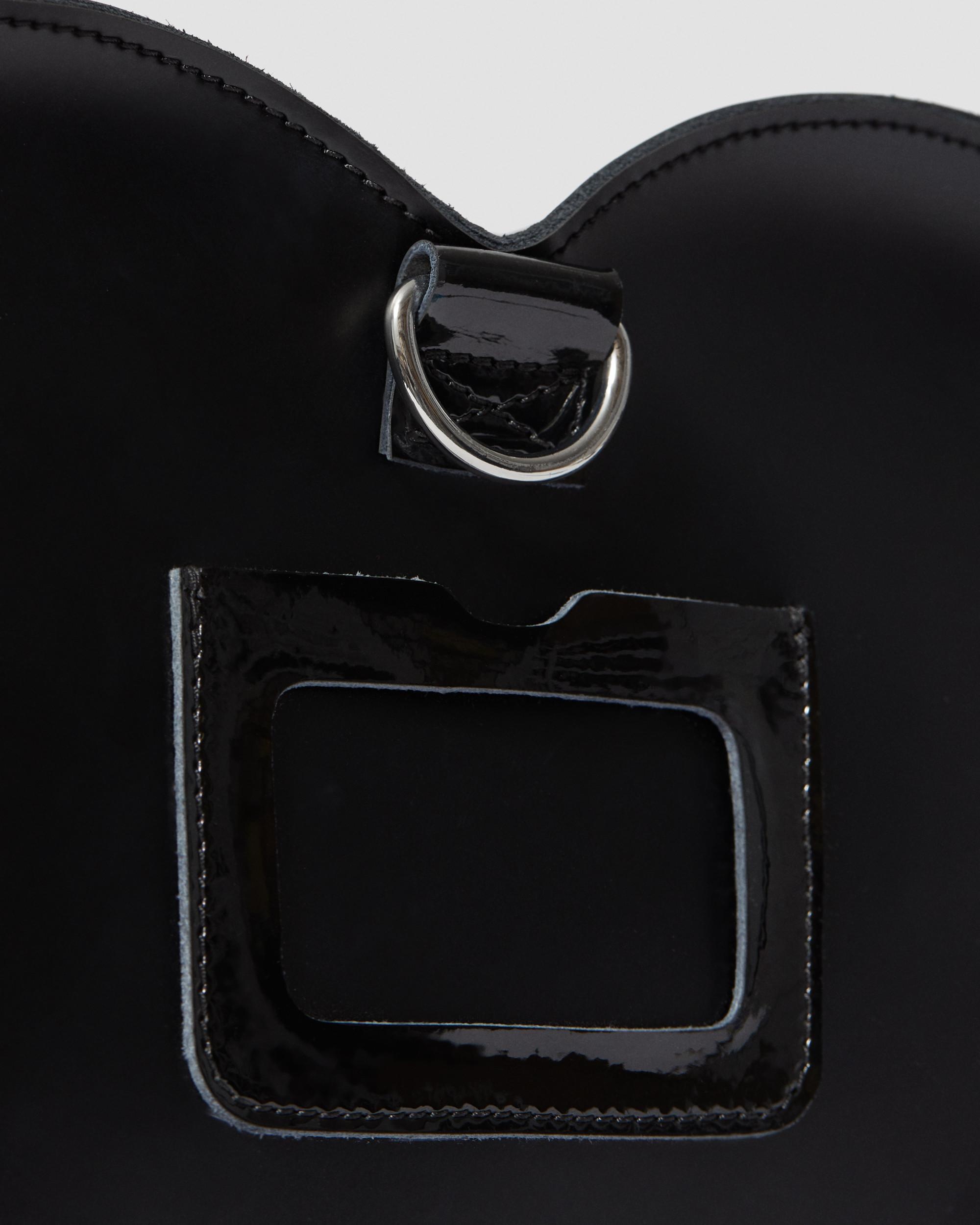 Heart Shaped Hardware Kiev Leather Bag - 13