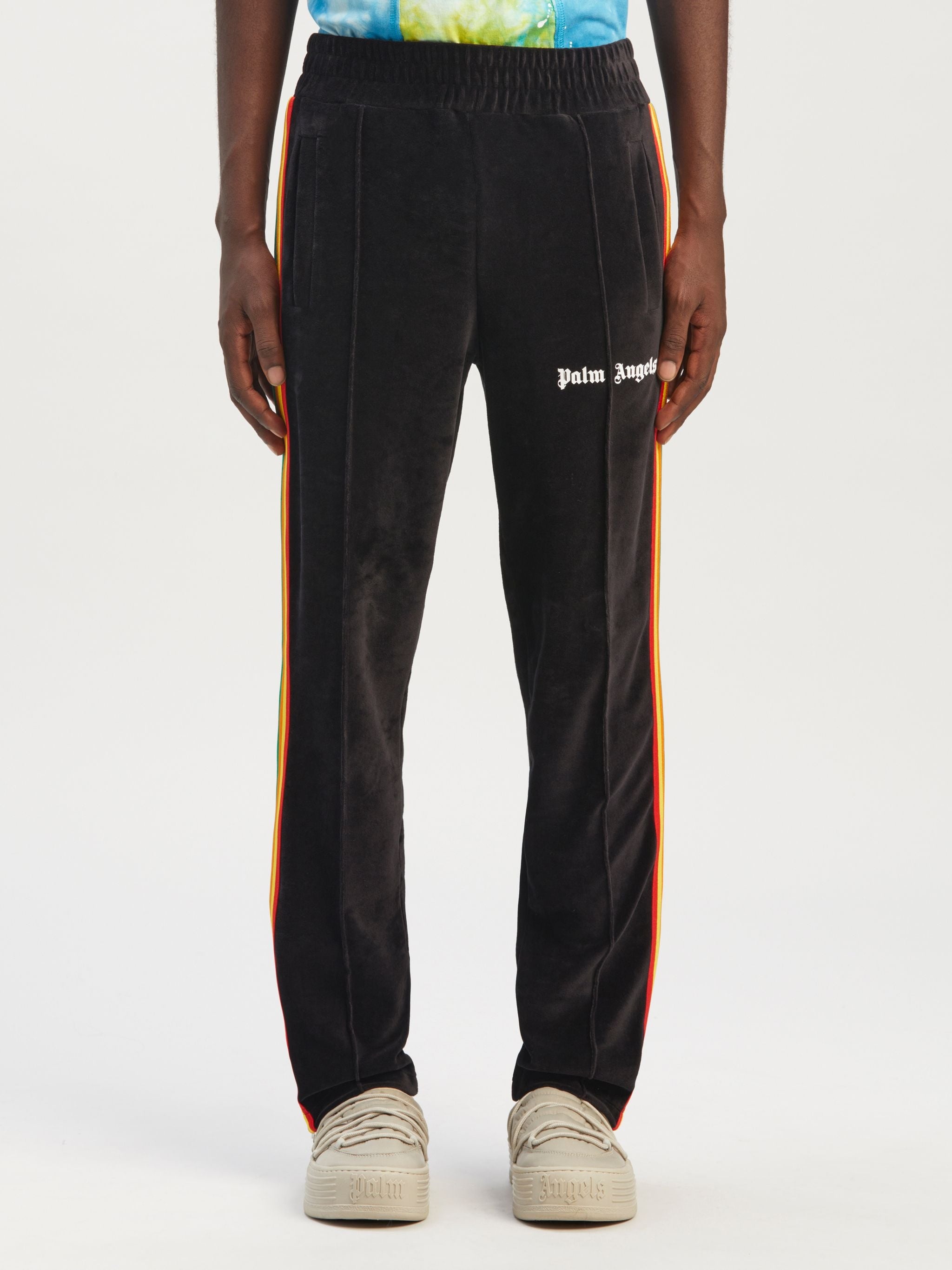 Palm Angels RAINBOW TRACK PANTS REVERSIBLE