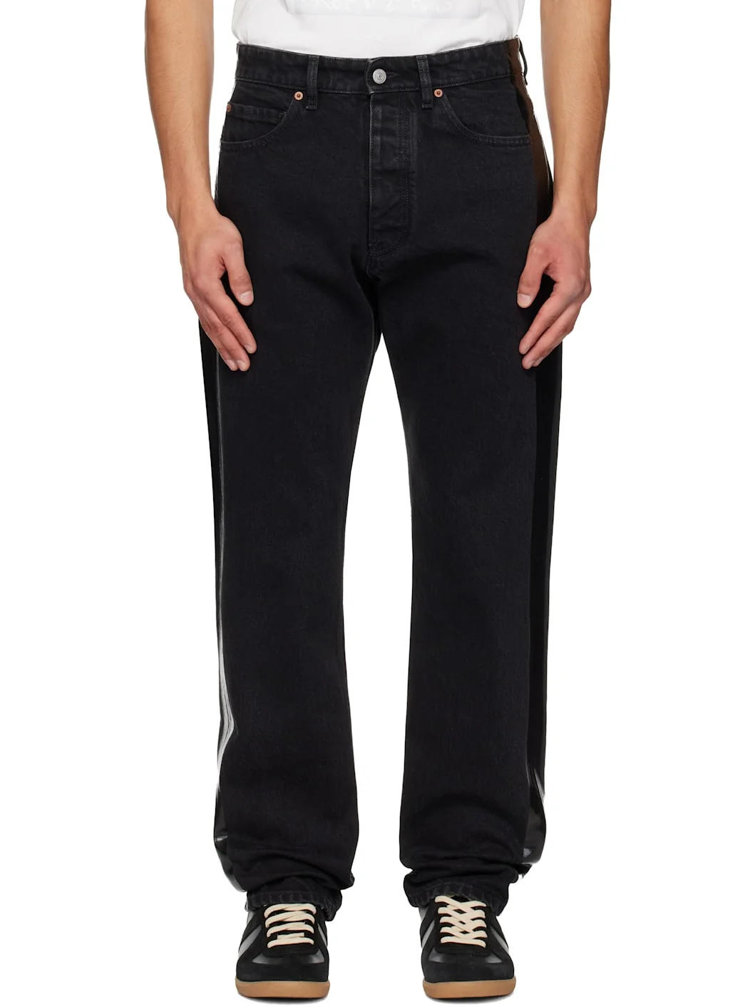 Black 5 Pockets Jeans - 1