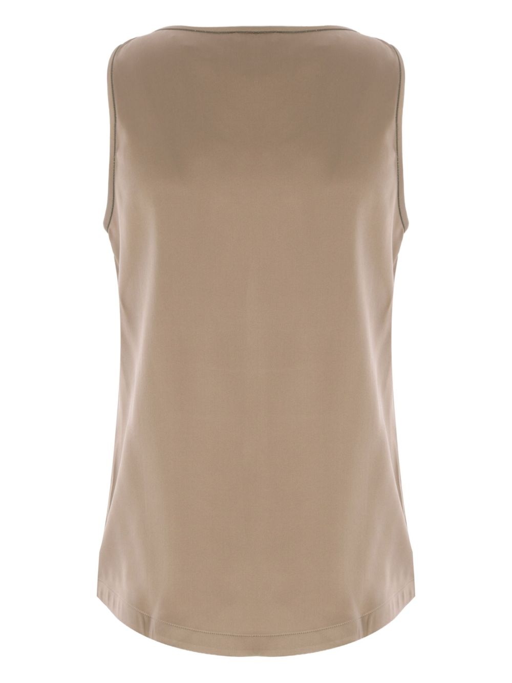 silk-satin tank top - 2
