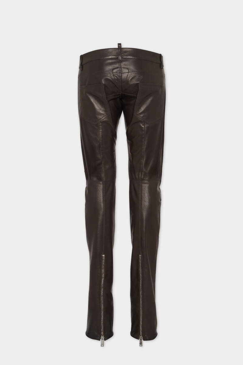 SHARPEI LEATHER BIKER TROUSERS - 2