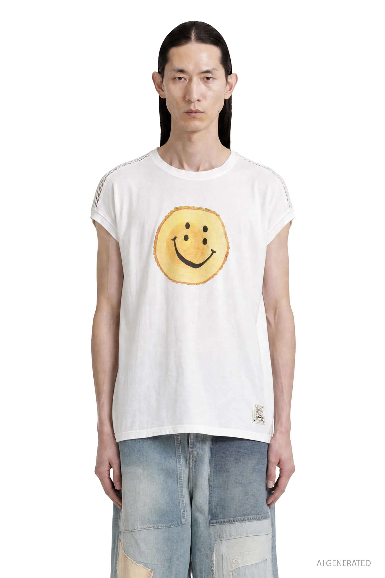 20/-jersey Katabira Sleeveless Big-t - 1