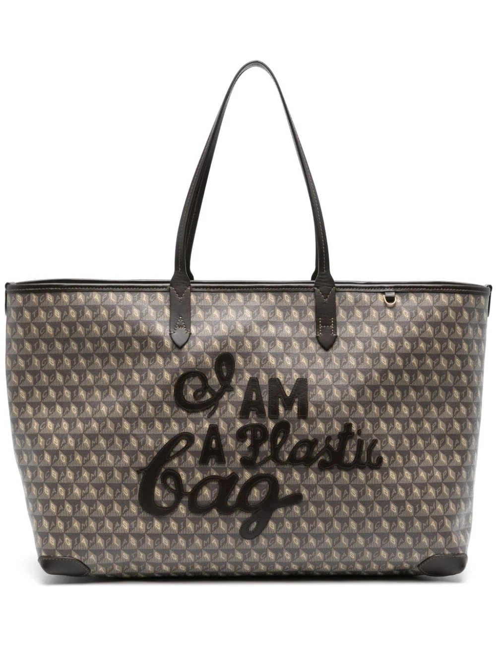 I Am A Plastic Bag motif tote bag - 1