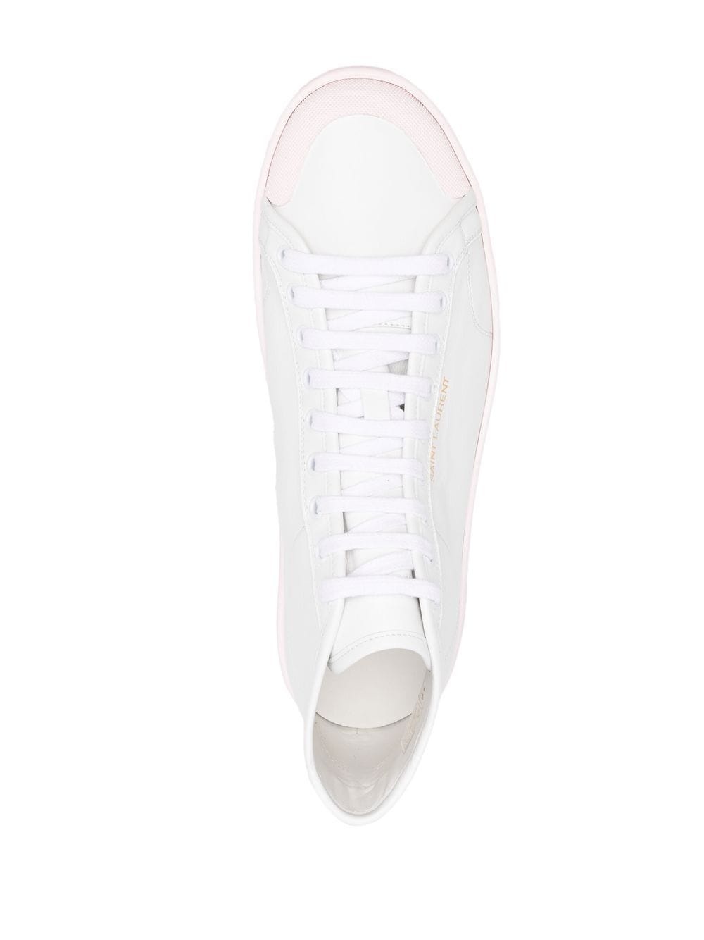 logo-stamp high top sneakers - 4