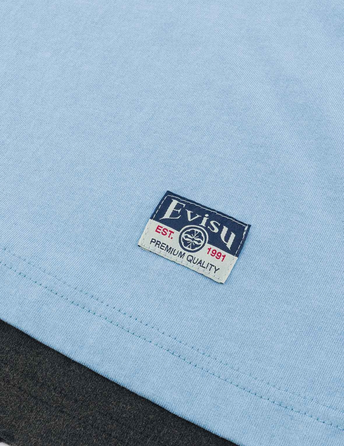 Washed 2-in-1 Oversized T-shirt - 7
