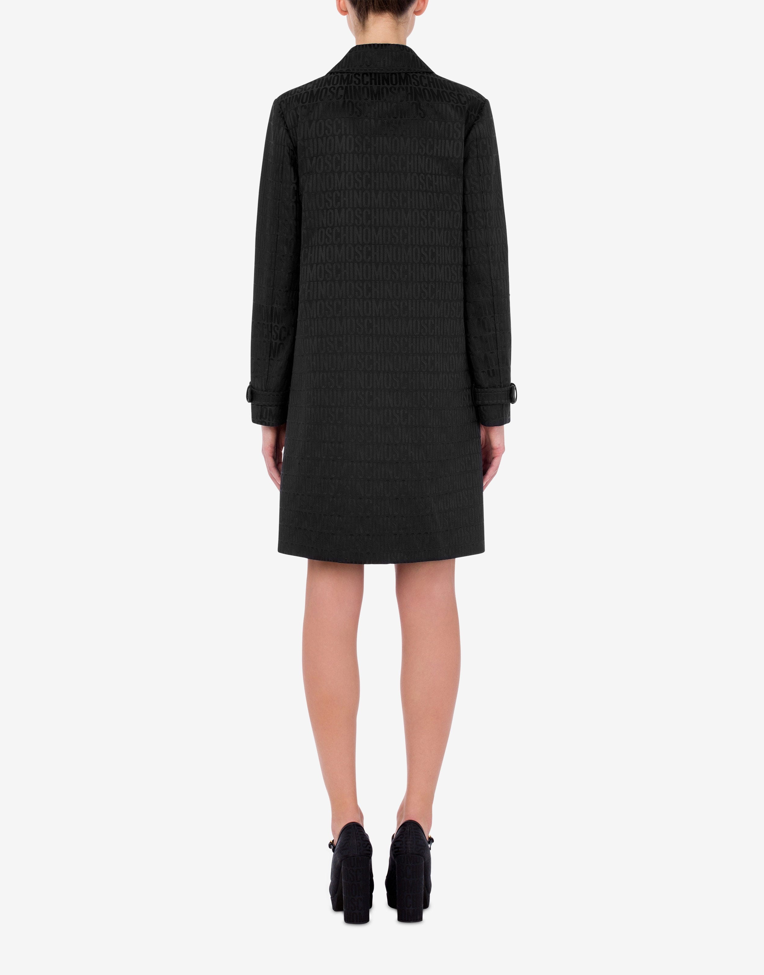 ALLOVER LOGO NYLON COAT - 3