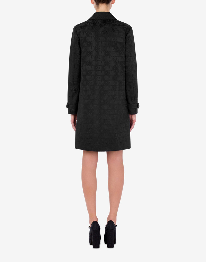 ALLOVER LOGO NYLON COAT 3