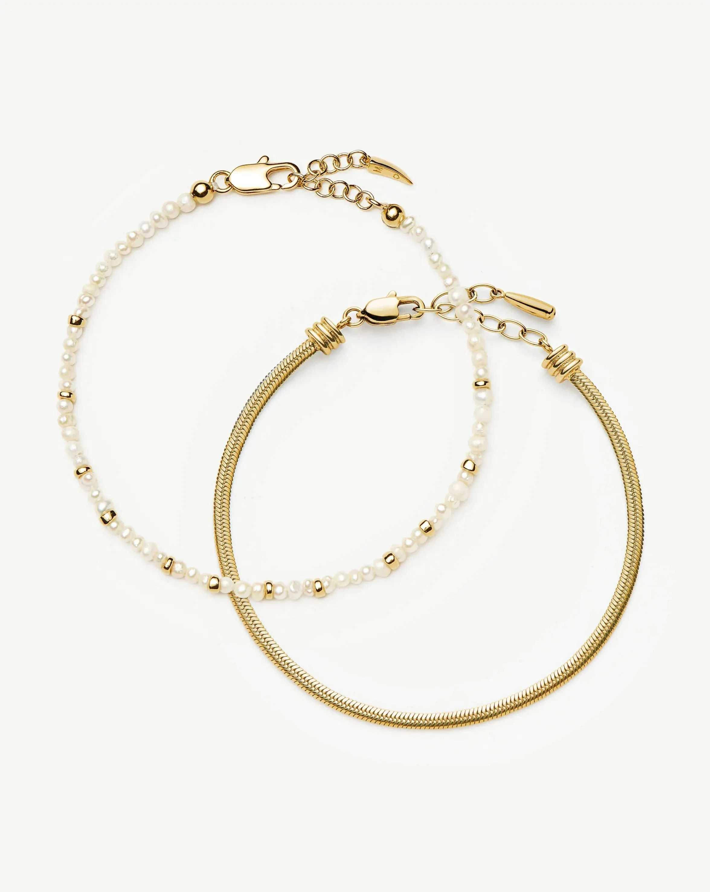 The Everyday Pearl Bracelet Set - 1
